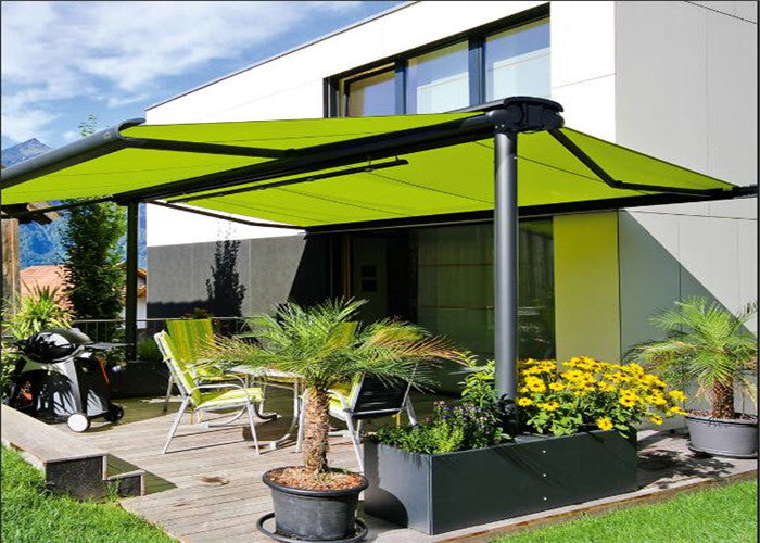 DS8200 Aluminum Manual Retractable Double Side Free Standing Awning/aw ...