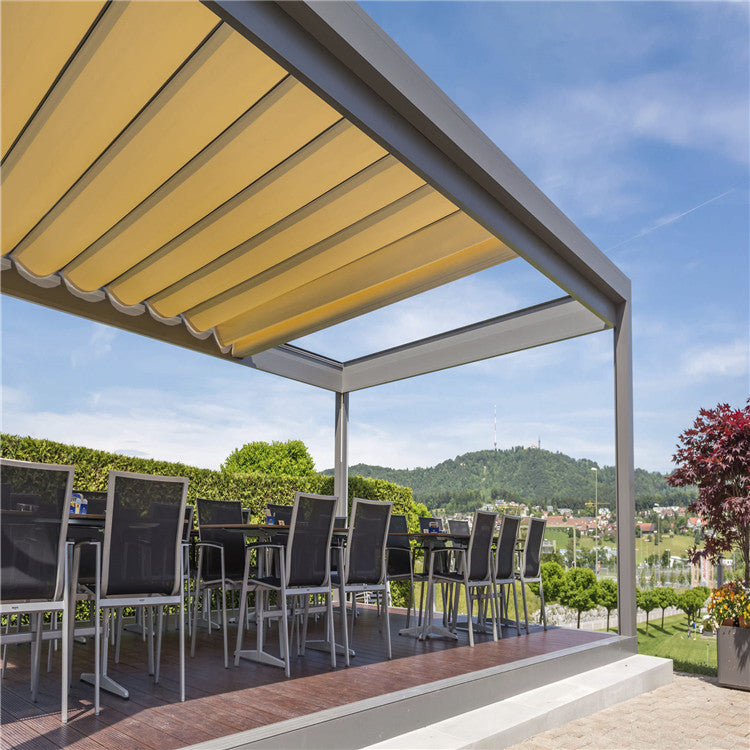 Hot Patio and Terrace Cover/ Aluminum Pergola with PVC Roof