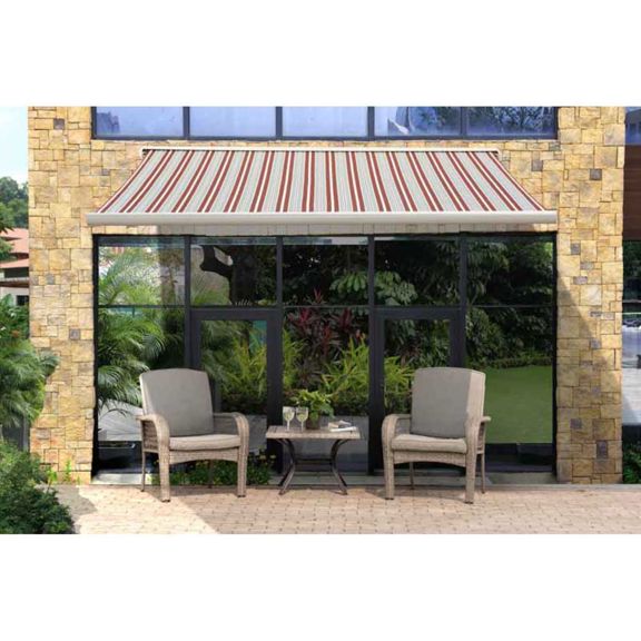 550 outdoor waterproof folding arm retractable awning for terrace