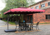 Adaptability Patio Umbrellas Commercial Roman Umbrella for open air cafe