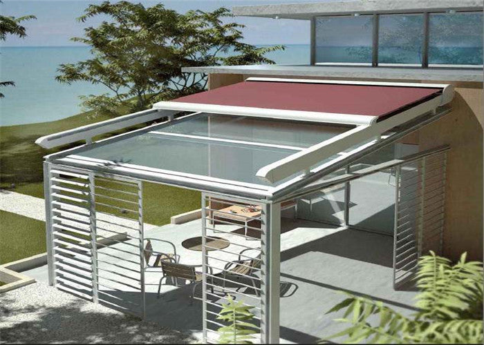 Glass roof sunshade awning skylight canopy with color optional