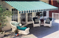 550 outdoor waterproof folding arm retractable awning for terrace