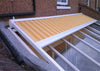 Glass roof sunshade awning skylight canopy with color optional