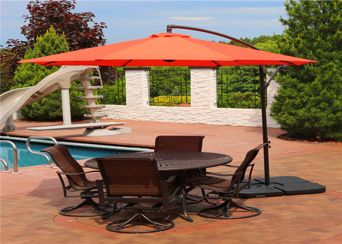 Outdoor Aluminum Cantilever Large Patio Umbrella Garden Line Umbrella – Guangzhou Pente Tent Decoration Engineering CO.,LTD(Ferult)