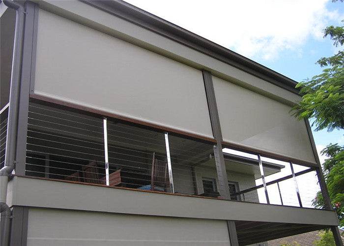 Aluminum outdoor waterproof vertical roller blind for windows use