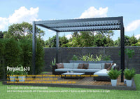 1610  Hot Sale Cheaper Price  with Promotion Price Aluminium Pergola by Manul Control