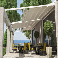 3x4m patio electric pergola waterproof retractable awning