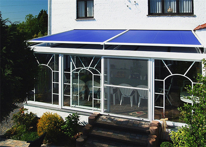Motorized Outdoor Waterproof Conservatory Retractable Roof Pergola Awning with Tubular Motor