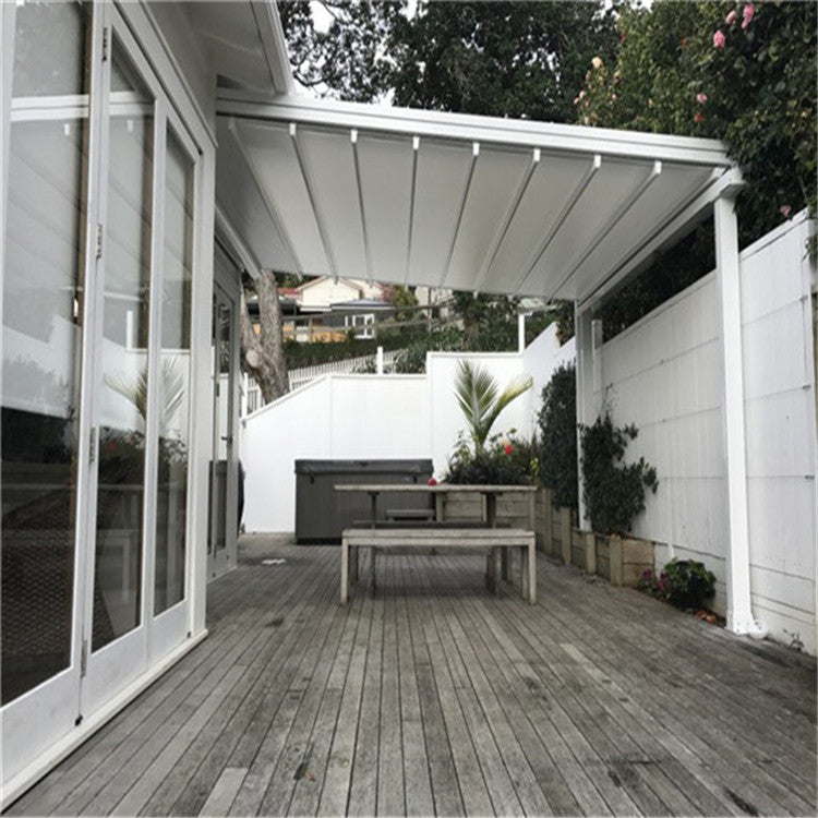 3x4m patio electric pergola waterproof retractable awning