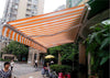 Commercial Outdoor Remote Control Electric And Manual Motorized Retractable Awnings
