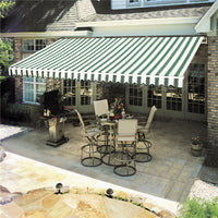 Outdoor Manual / Electric Aluminum Retractable Awning for Outdoor Balcony