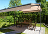 Outdoor Double Side Sun Rain Protection Retractable Awning