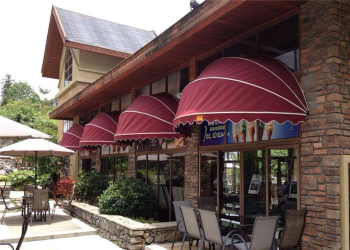 European Style Aluminum Top Awning Window with Fabric