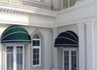 European Style Aluminum Top Awning Window with Fabric