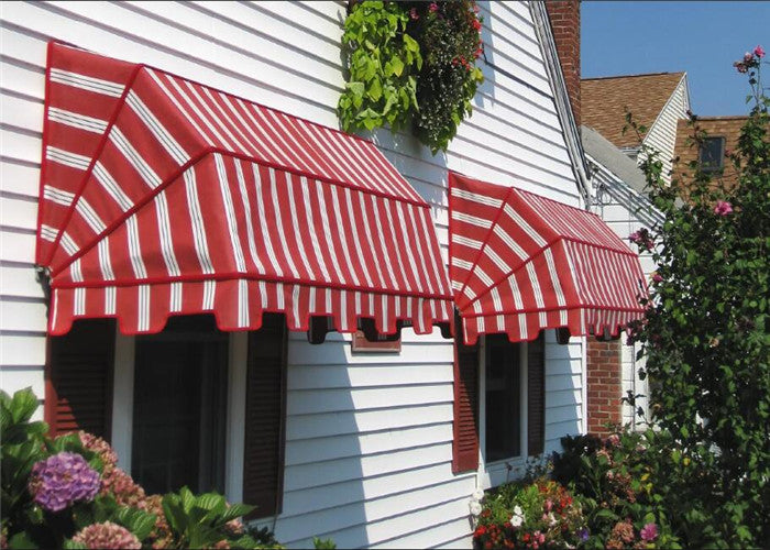 Outdoor Foldable French Style Window Awnings Coffee Shop Awnings