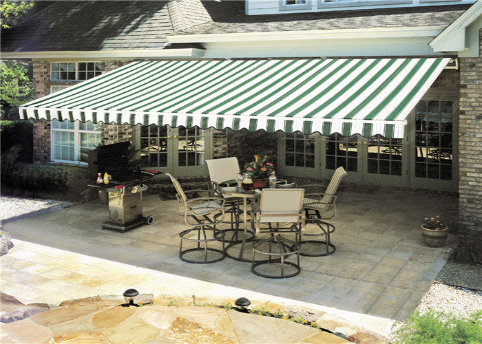Residential Electrical Motorized Sunshade Awnings Retractable Waterproof Awning