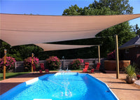 5*12m Factory price hot sale garden shade sail swimming pool sun shade sail