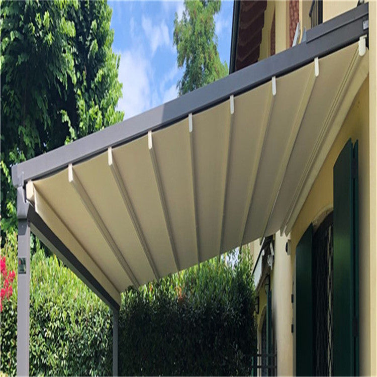 Wall mounted 2024 retractable canopy