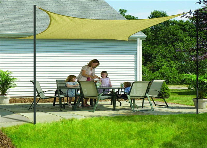 3*6m 100% virgin HDPE outdoor sun shade sail terrace tent with 90% shade rate