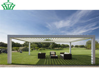 3x5m luxury motorized aluminum louver patio pergola