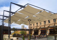 Hot sale 100%  HDPE Outdoor Sun Shade Sail, car park awning