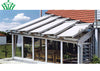 Outdoor sun shade conservatory awning for roof and sun room