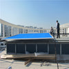 Electric aluminum motorized skylight roof awning 4x4m sunshade