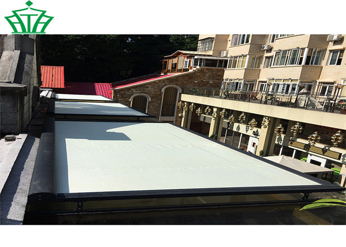 Motorized retractable skylight sunshade awning for sale
