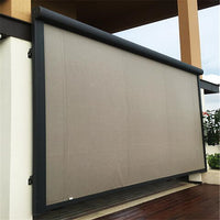 3.5x3m Polyester Fabric Remote Control Cassette Alloy Automatic Retractable Aluminum Roof Awning