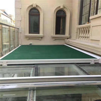 5x4m motorized retractable sunshade roof awning for sale