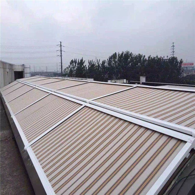 4x4m business skylight awning conservatory roof sunshade with remote control