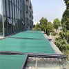 4x4m green acrylic fabric remote control roof skylight sunshade awning for sale