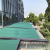 Custom size 4x4m electric retractable conservatory awning for glass house roof sunshade