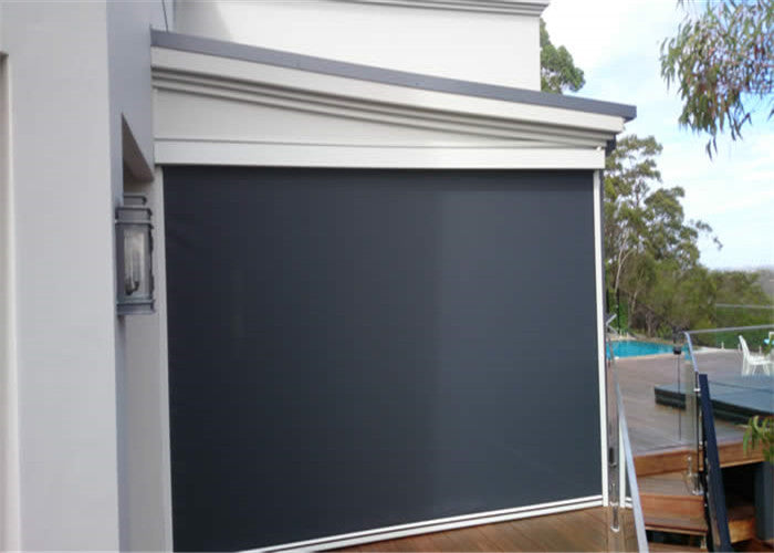 Aluminum smart window vertical awning with UV resistant